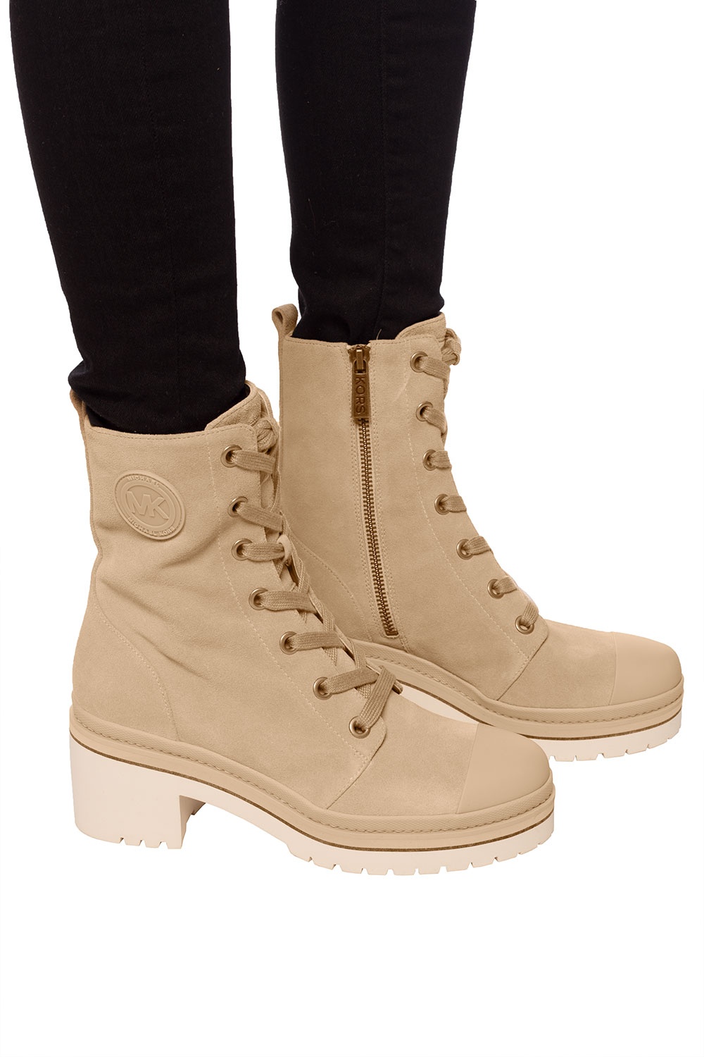 Michael michael kors corey lace store up booties